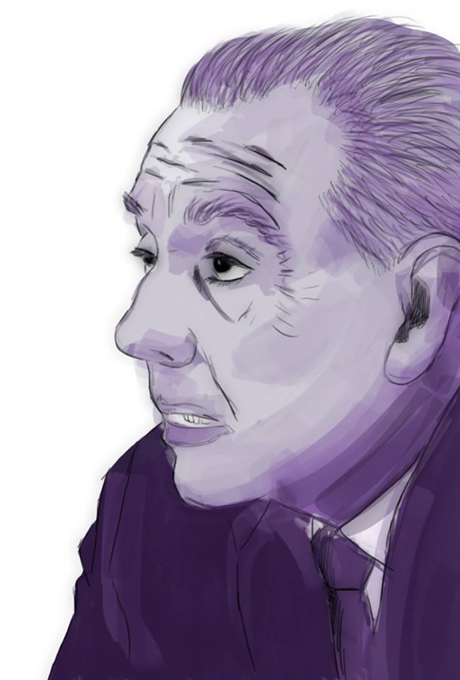 J. L. Borges Grafica di Nino Federico
